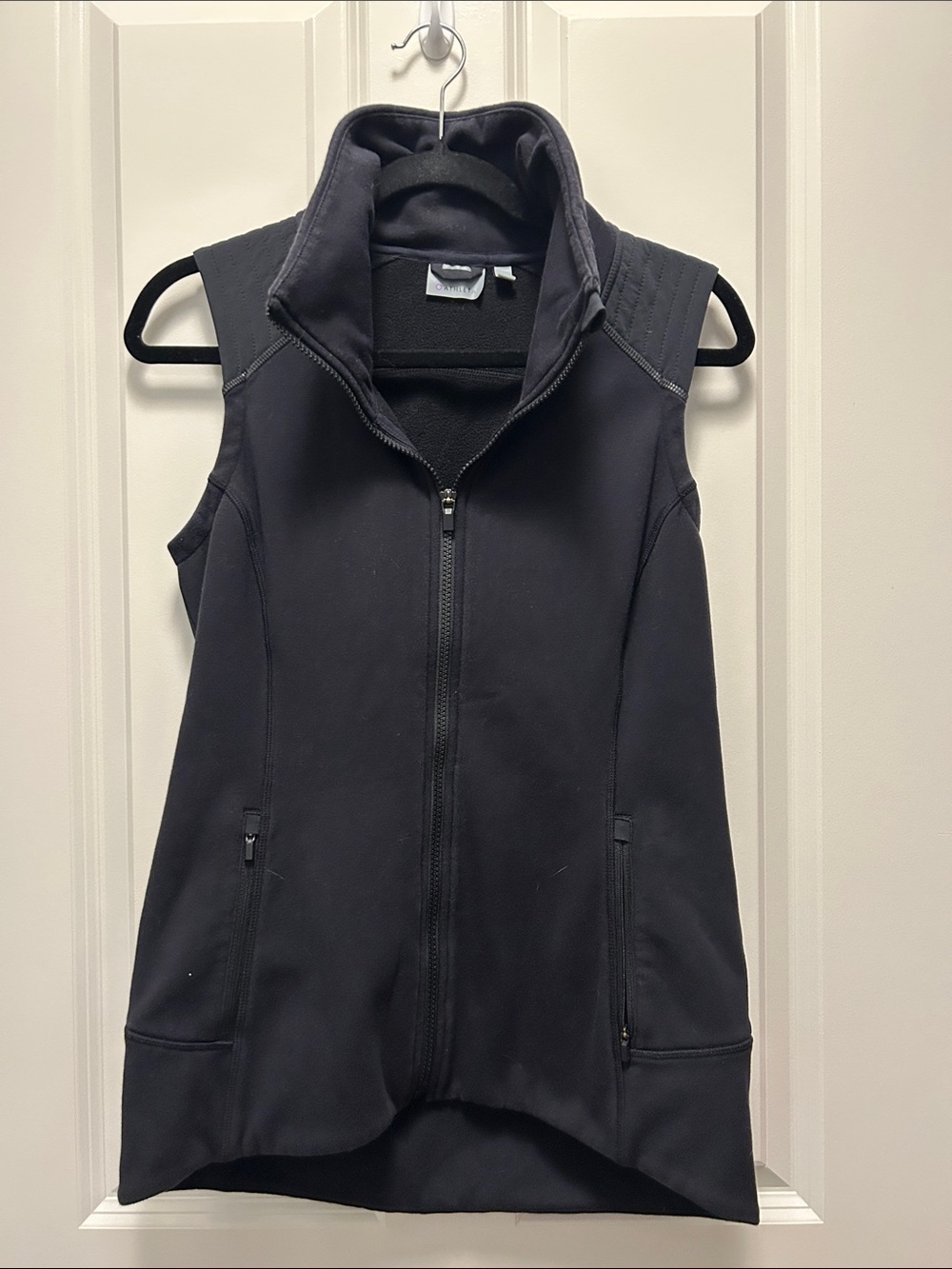 Athleta Black Fleece-Lined Jacket